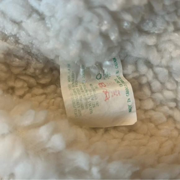 Sears vintage wool coat L great used condition minor staining inside - Picture 5 of 11